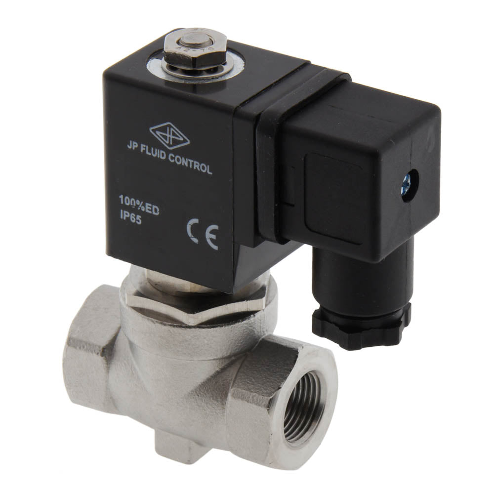 Solenoid Valve ST-SA 3/8'' NPT stainless steel EPDM 0-10bar 24V DC