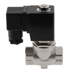 Solenoid Valve ST-SA 3/8'' stainless steel FKM 0-16bar 24V AC