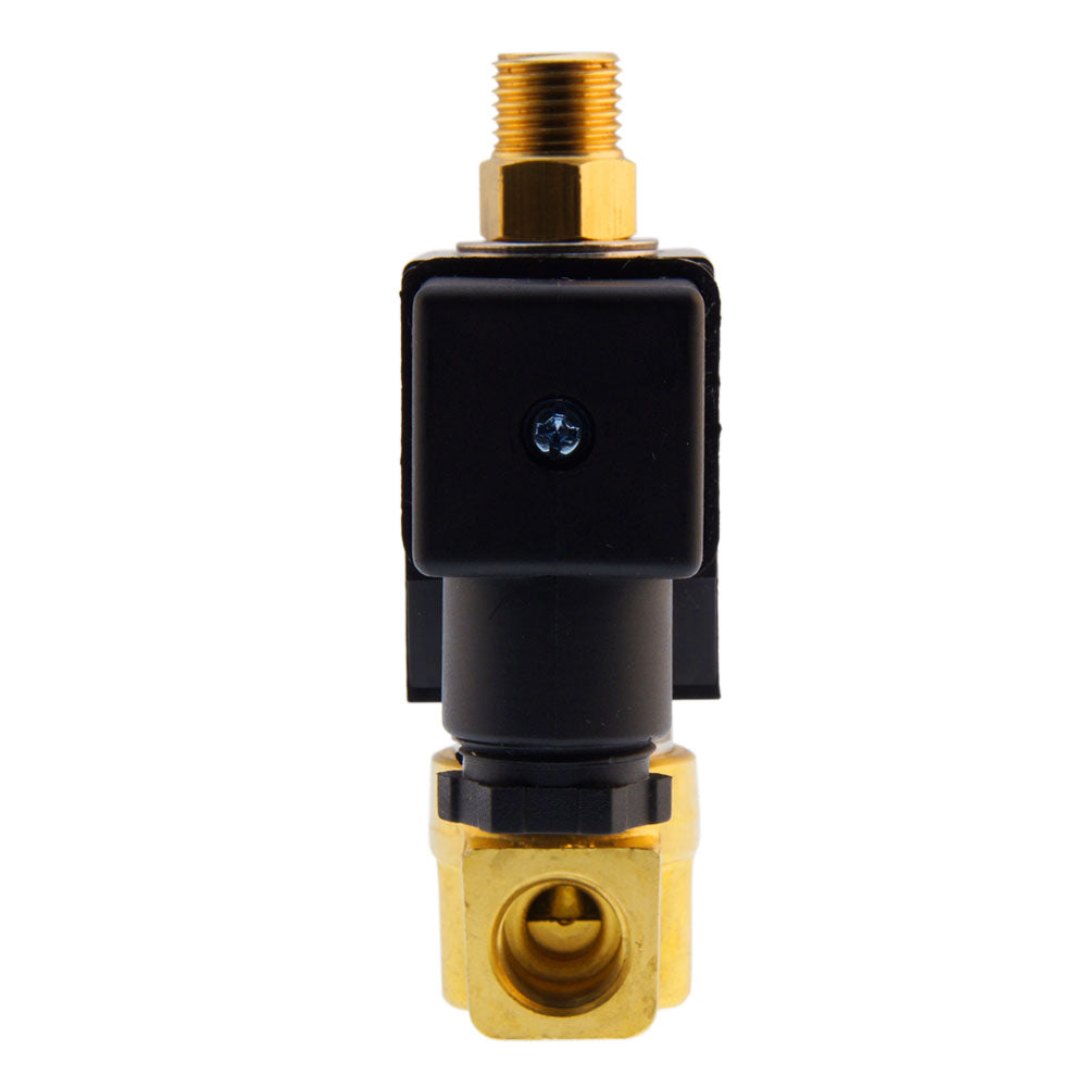 Solenoid Valve TW-DC 1/4'' 3/2 way DI brass FKM 0-5bar 12V DC