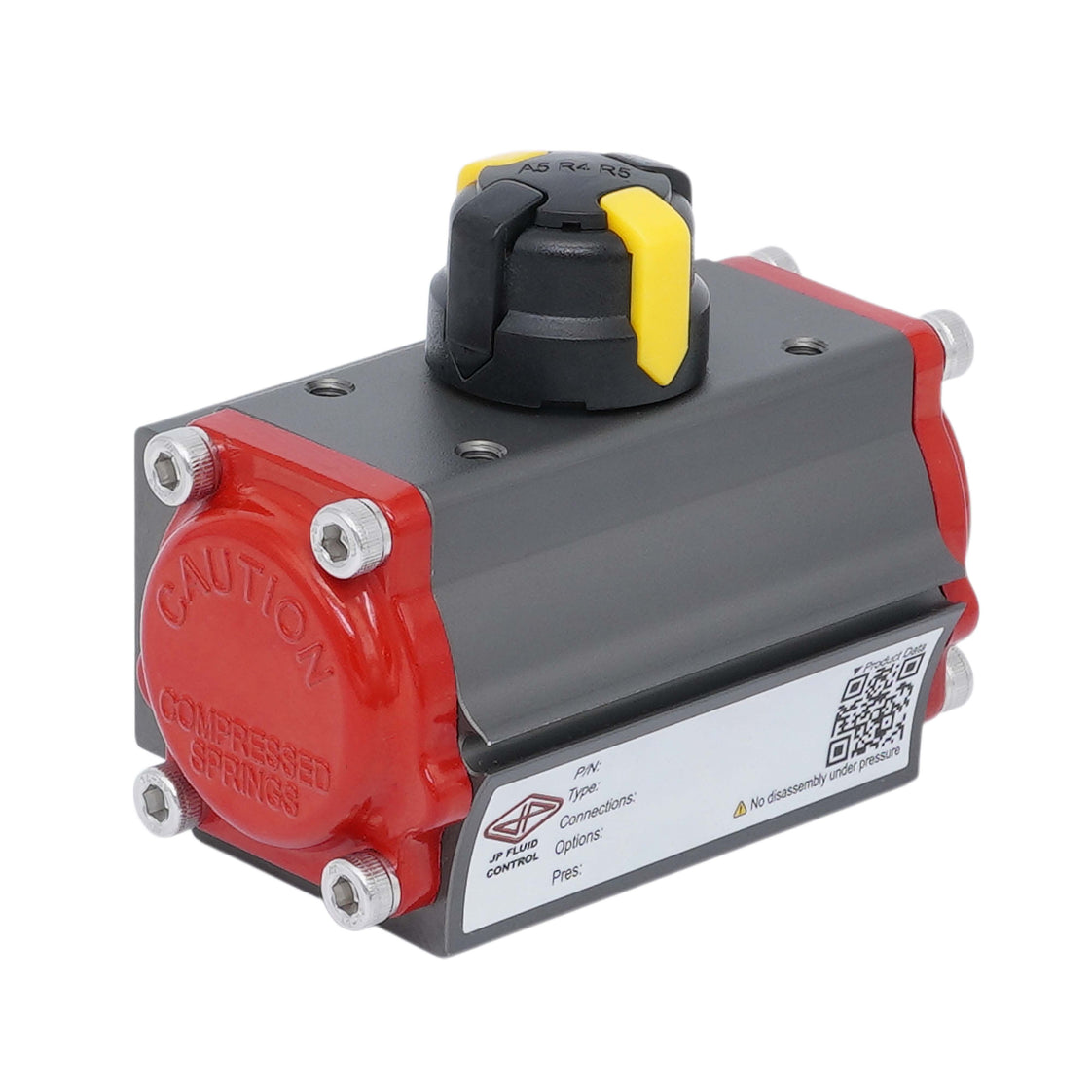 Pneumatic Actuator Rack & Pinion Spring Closing 1.4Nm @ 6bar F03/F05 EPDM - PR02A-E