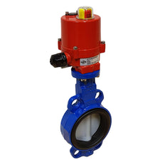 DN50 (2 inch) 24VDC Lug Electric Butterfly Valve GG25-Cast iron-EPDM - BFLL
