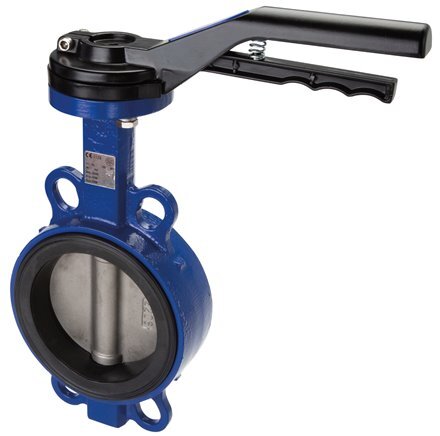 DN100 (4 inch) PN16 Wafer Butterfly Valve GG25-Stainless steel-EPDM
