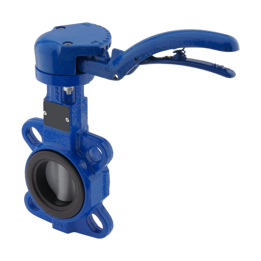 DN150 (6 inch) PN16 Wafer Butterfly Valve GG25-GGG40 polyamide-coated-EPDM (Composite)