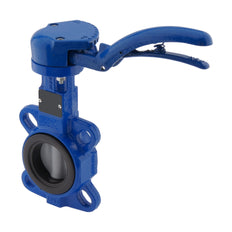 DN150 (6 inch) PN10 Wafer Butterfly Valve GG25-Stainless steel-FKM