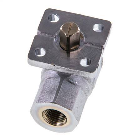 Rp1/4'' Brass Ball Valve 2-Way ISO-Top PN40 - BL2BA