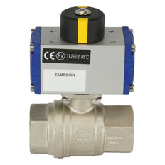 G3/4'' 2-Way Brass Pneumatic Ball Valve Double Acting - BL2BA
