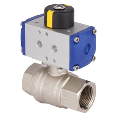 G3/4'' 2-Way Brass Pneumatic Ball Valve Double Acting - BL2BA