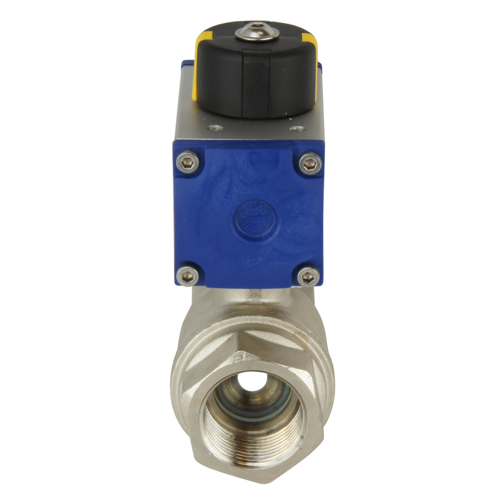 G3/4'' 2-Way Brass Pneumatic Ball Valve Double Acting - BL2BA
