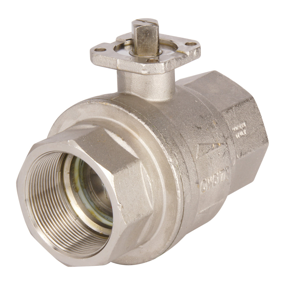 G4'' 2-Way Brass Pneumatic Ball Valve Spring Closed - BL2BA