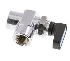 G 1/4 Inch Compact 2-Way Right Angle Brass Ball Valve