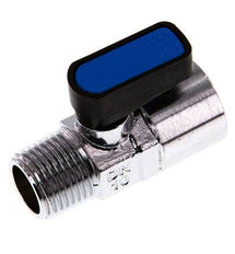 Male To Female R/Rp 1/2 inch 2-Way Brass Mini Ball Valve Compact EN331 Gas 20 Bar