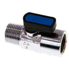 Male To Female R/Rp 3/8 inch 2-Way Brass Mini Ball Valve Compact EN331 Gas 20 Bar