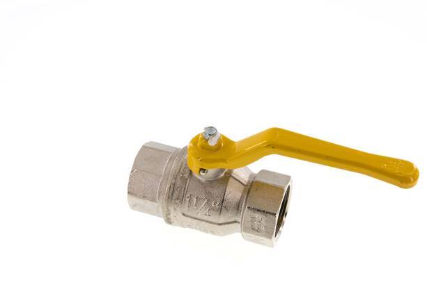 Rp 1 1/4 inch Gas 2-Way Brass Ball Valve