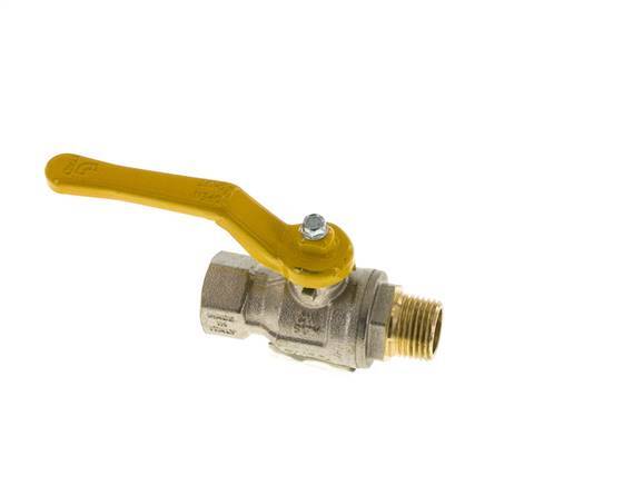 Male To Female R/Rp 1/2 inch Gas 2-Way Brass Ball Valve
