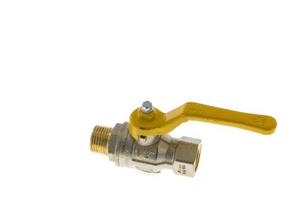 Male To Female R/Rp 1/2 inch Gas 2-Way Brass Ball Valve