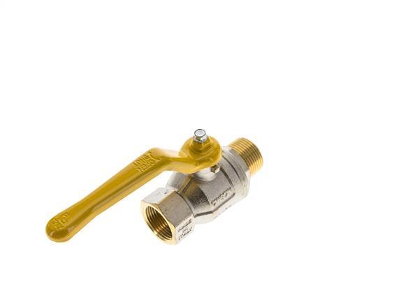 Male To Female R/Rp 3/4 inch Gas 2-Way Brass Ball Valve