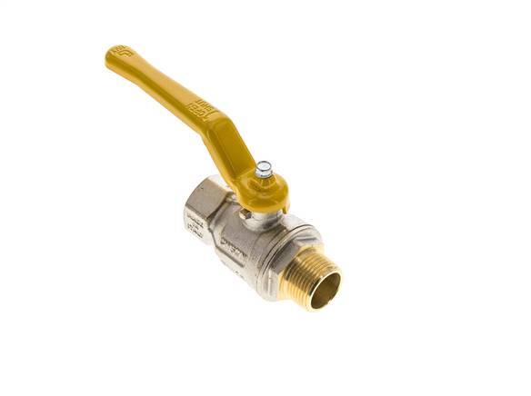 Male To Female R/Rp 3/4 inch Gas 2-Way Brass Ball Valve