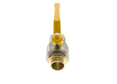 Male To Female R/Rp 1-1/2 inch Gas 2-Way Brass Ball Valve