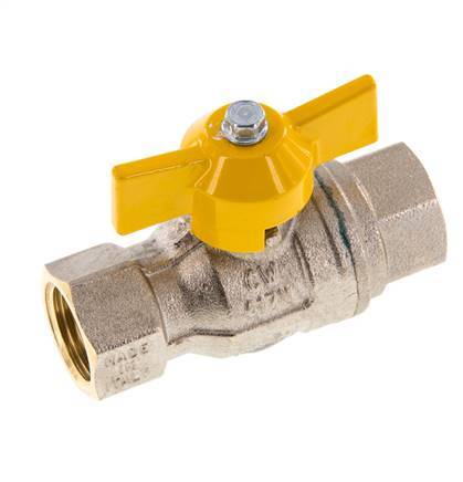 Rp 1/2 inch Gas 2-Way Butterfly handle Brass Ball Valve