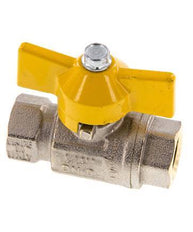 Rp 1/4 inch Gas 2-Way Butterfly handle Brass Ball Valve