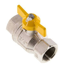 Rp 3/4 inch Gas 2-Way Butterfly handle Brass Ball Valve