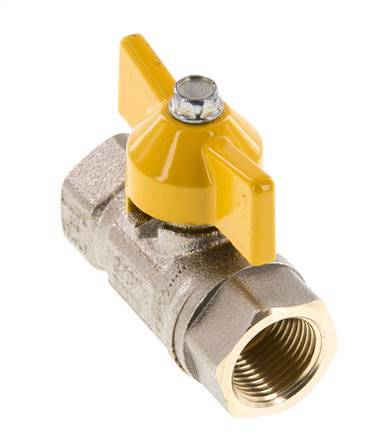 Rp 3/8 inch Gas 2-Way Butterfly handle Brass Ball Valve