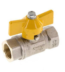 Rp 3/8 inch Gas 2-Way Butterfly handle Brass Ball Valve