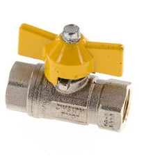 Rp 3/8 inch Gas 2-Way Butterfly handle Brass Ball Valve