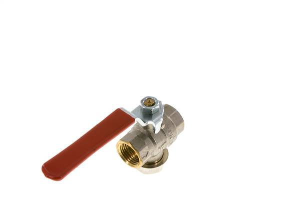 G 1/2 inch Integrated Strainer 2-Way Brass Ball Valve