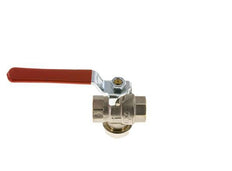 G 1/2 inch Integrated Strainer 2-Way Brass Ball Valve