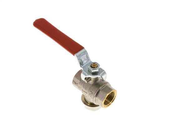 G 1/2 inch Integrated Strainer 2-Way Brass Ball Valve