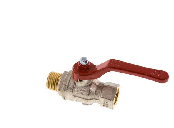 Male To Female R/Rp 1/2 inch 2-Way Brass Ball Valve