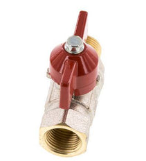 Male To Female R/Rp 3/8 inch Butterfly Handle 2-Way Brass Ball Valve