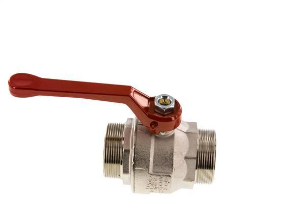 G 2 inch Male Threaded 2-Way Brass Ball Valve