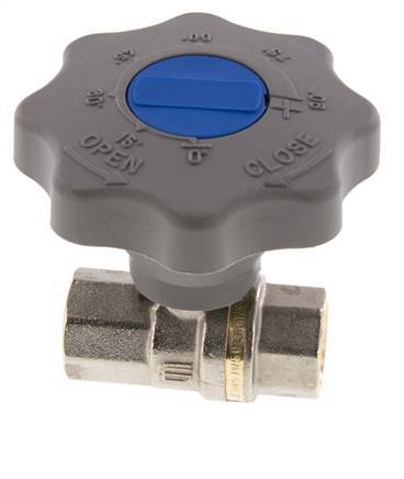 Rp 1/2 inch Soft Close Hand Wheel Gas and Water 2-Way Brass Ball Valve