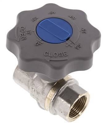 Rp 3/4 inch Soft Close Hand Wheel Gas and Water 2-Way Brass Ball Valve