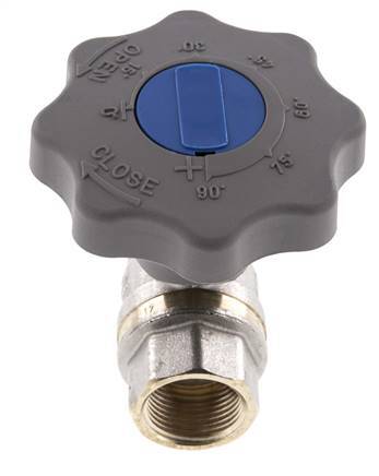 Rp 3/4 inch Soft Close Hand Wheel Gas and Water 2-Way Brass Ball Valve