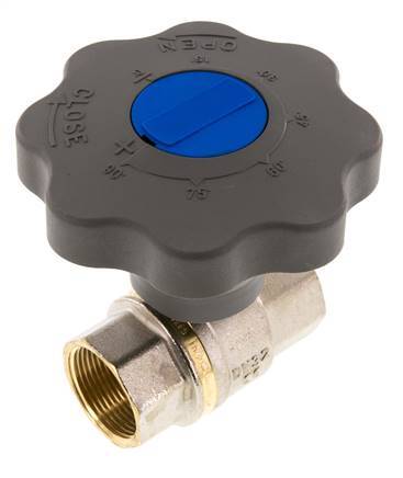 Rp 1-1/4 inch Soft Close Hand Wheel Gas and Water 2-Way Brass Ball Valve