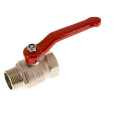 Male To Female R/Rp 1 inch Compact PN 25 2-Way Brass Ball Valve