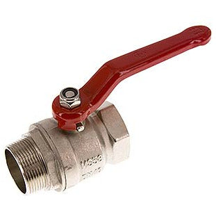 Male To Female R/Rp 2 inch Compact PN 25 2-Way Brass Ball Valve
