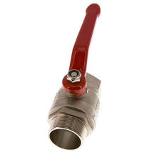 Male To Female R/Rp 1-1/2 inch Compact PN 25 2-Way Brass Ball Valve