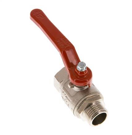 Male To Female G/G 1/2 inch Short Design 2-Way Brass Ball Valve