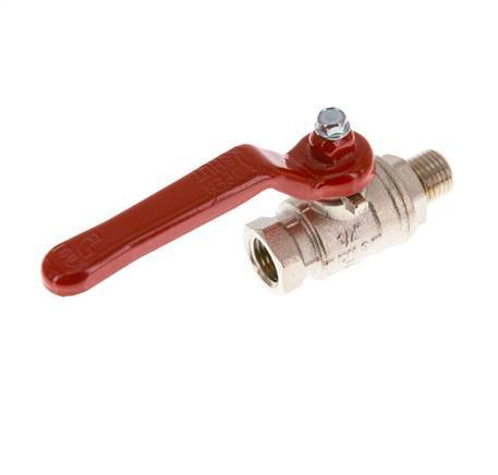 Male To Female G/G 1/4 inch Short Design 2-Way Brass Ball Valve