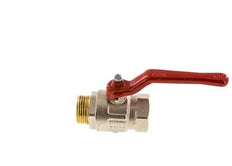 Male To Female G/G 1 inch Short Design 2-Way Brass Ball Valve