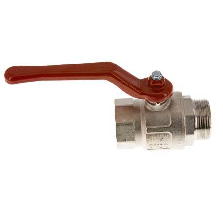 Male To Female G/G 1-1/4 inch Short Design 2-Way Brass Ball Valve