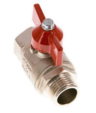 Male To Female G/G 1/2 inch Butterfly Handle Short Design 2-Way Brass Ball Valve