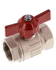 G 3/4 inch Butterfly Handle Compact 2-Way Brass Ball Valve