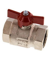 G 1 inch Butterfly Handle Compact 2-Way Brass Ball Valve