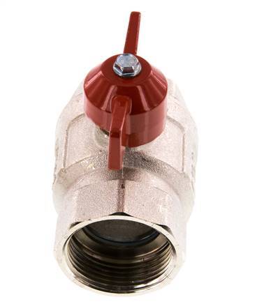 G 1-1/4 inch Butterfly Handle Compact 2-Way Brass Ball Valve