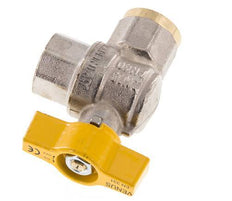 Rp 1/2 Inch Gas 2-Way Right Angle Brass Ball Valve
